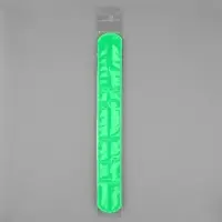 Светоотражающий слэп-браслет, самофиксирующийся, 22 &times; 3 см, цвет МИКС