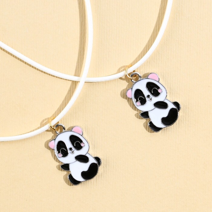 Кулоны неразлучники &laquo;Чудить вместе&raquo;, длина 50 см