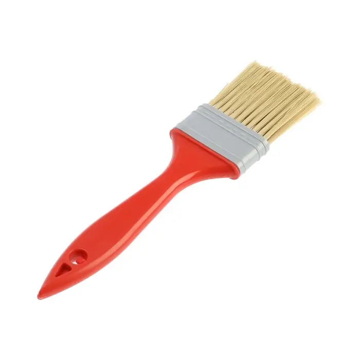 Кисть плоская ЛОМ промо, искусственная щетина, пластиковая рукоятка, 2", 50 мм