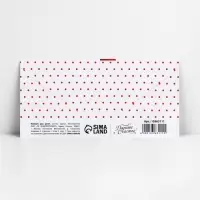 Конверт для денег &laquo;Бант красный&raquo;, 16.5 х 8 см