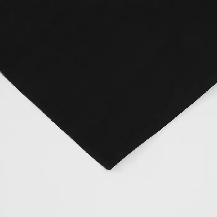 Фоамиран матовый 60х70 см, 1 мм, чёрный