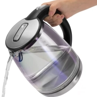 Чайник HYK-G8800 1,7л 2200Вт серебристый (стекло)