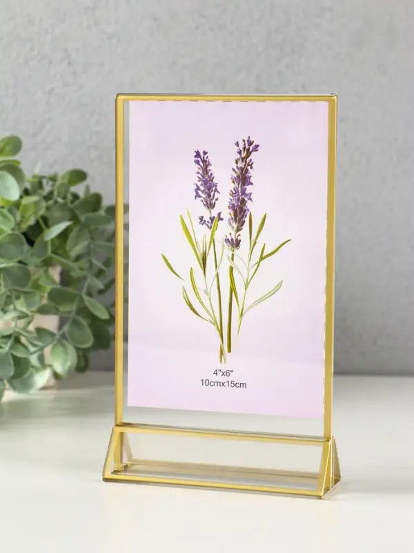 Фоторамка акрил на 2 фото 10х15 см "Прозрачность мыслей" 4х13,5х18 см