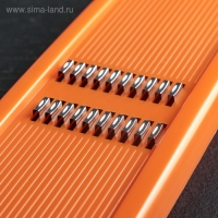 Овощерезка для корейской моркови, 27,5&times;9 см, цвет оранжевый