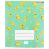 Тетрадь 12л кл Забавные утята, обл карт, МИКС