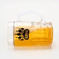 Пивная кружка охлаждающая &laquo;Хозяин бани&raquo;, 420 мл, двойные стенки