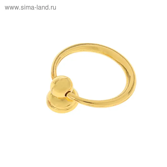 Ручка-кнопка ТУНДРА РК109, цвет золото