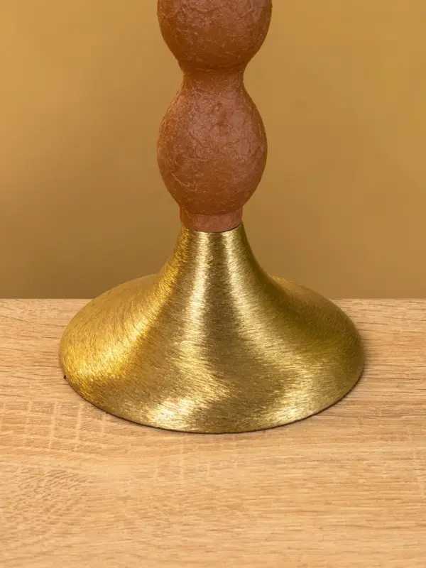 Подсвечник на 1 свечу "Бисквит" 10,5х10,5х30 см