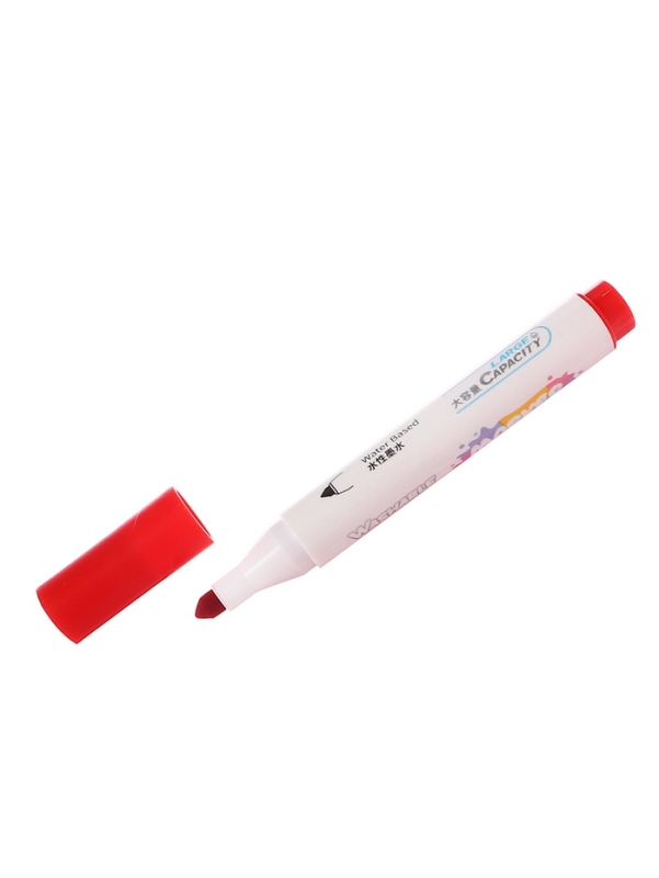 Фломастеры 36 цветов в пластиковом пенала, смываемые водой