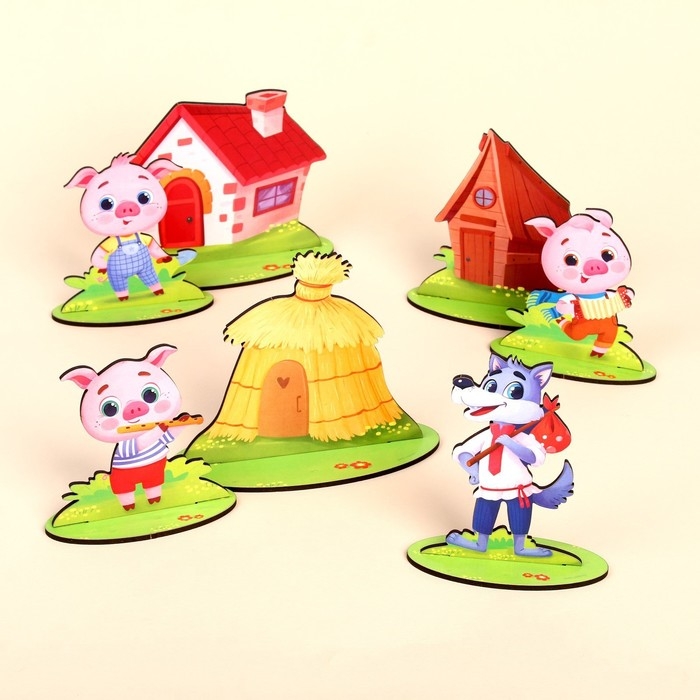 Настольный театр &laquo;Три поросёнка&raquo;