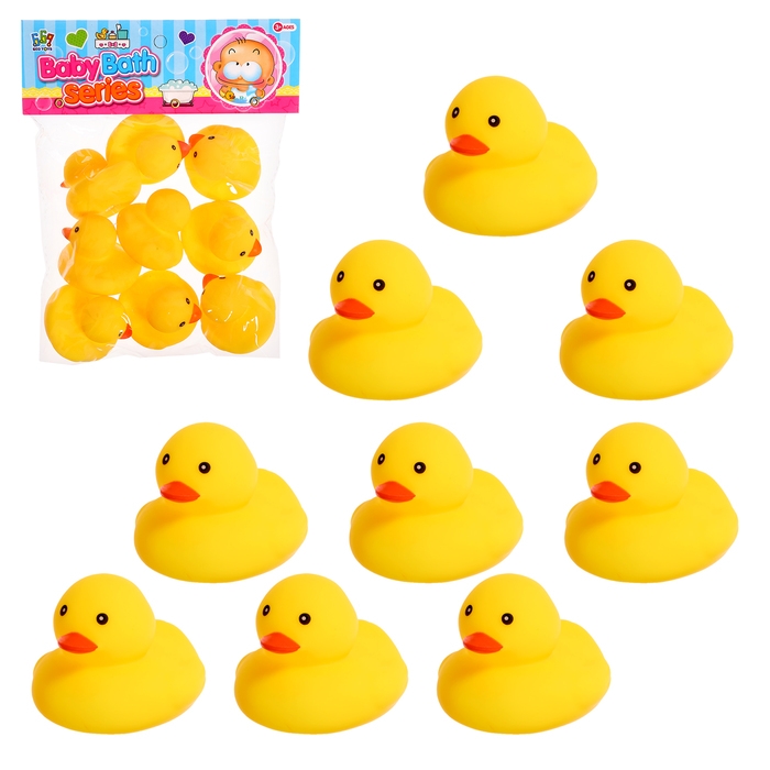 Набор игрушек для ванны &laquo;Уточки&raquo;, 9 предметов
