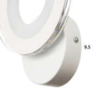 Бра "Круг" LED 12Вт 3000-4000К белый 24х19х4 см