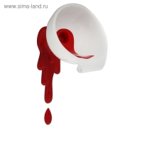 Вешалка "Воронка с красной краской", 10 &times; 11 &times; 16 см