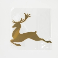 Ёлочная игрушка новогодняя &laquo;Олень&raquo;, на Новый год, 9.8 х 8.8 см.