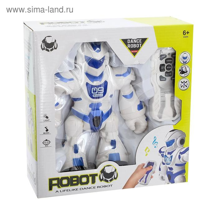 Робот радиоуправляемый &laquo;Танцор&raquo;, световые и звуковые эффекты, работает от батареек, цвета МИКС