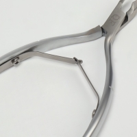 Кусачки маникюрные для кутикулы &laquo;Premium&raquo;, двойная пружина, 11,4 см, длина лезвия - 6 мм, цвет серебристый