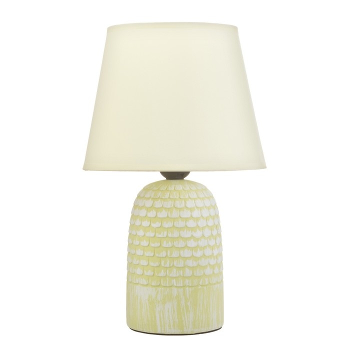 Настольная лампа "Арабика" E27 40Вт мятный 20х20х33 см RISALUX