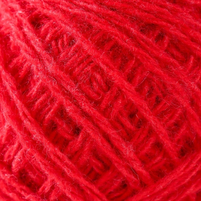 Пряжа "Акрил" 100% акрил, 100м/40&plusmn;5 гр (Красный мак)