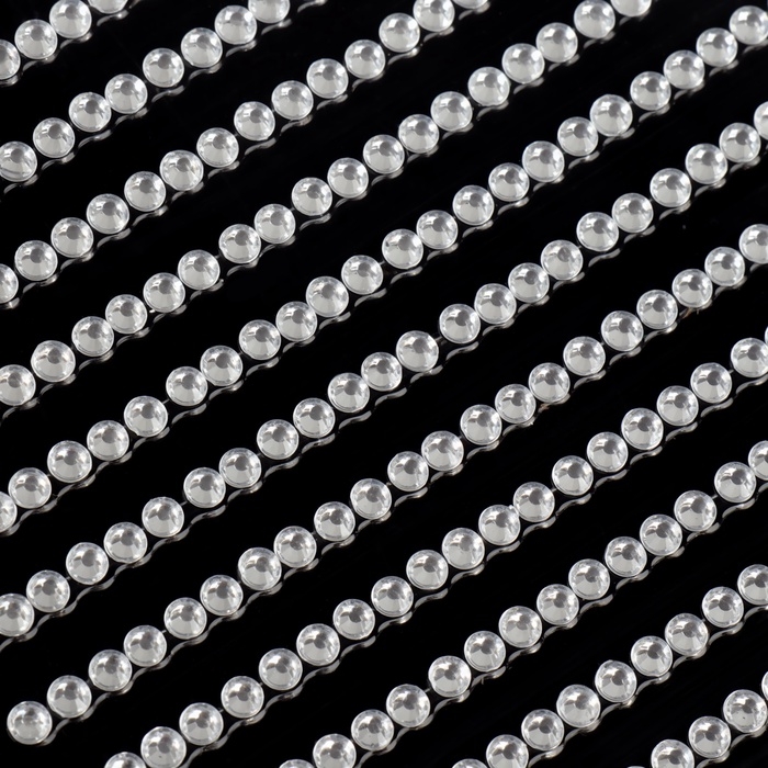 Стразы клеев круг для ногтей подлож 27*9,5cм d3мм серебр пакет накл QF