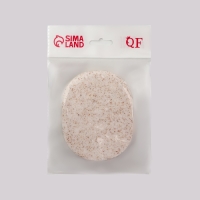 Спонж для умывания &laquo;Умывашка&raquo;, 11 &times; 8,7 &times; 2 см, цвет бежевый