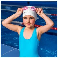 Очки для плавания детские &laquo;На волне&raquo; &laquo;Лебедь&raquo;, беруши