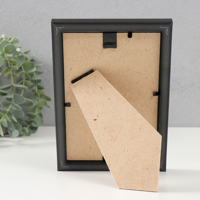 Фоторамка пластик "МИРАМ" 10х15 см, 641807 чёрный