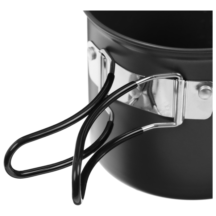 Набор туристической посуды Maclay: газовая плита, 2 кастрюли, губка-люфа