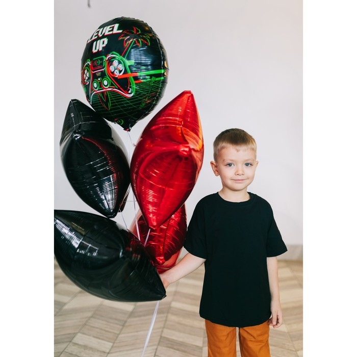 Воздушный шар фольгированный 18" &laquo;Левел ап&raquo; круг