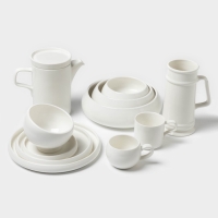 Чайная пара Magistro OliveQueen, 220 мл, 15&times;15 см, фарфор, белая