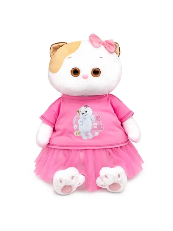 Мягкая игрушка &laquo;Кошечка Ли-Ли&raquo; в розовой футболке и юбке, 53 см