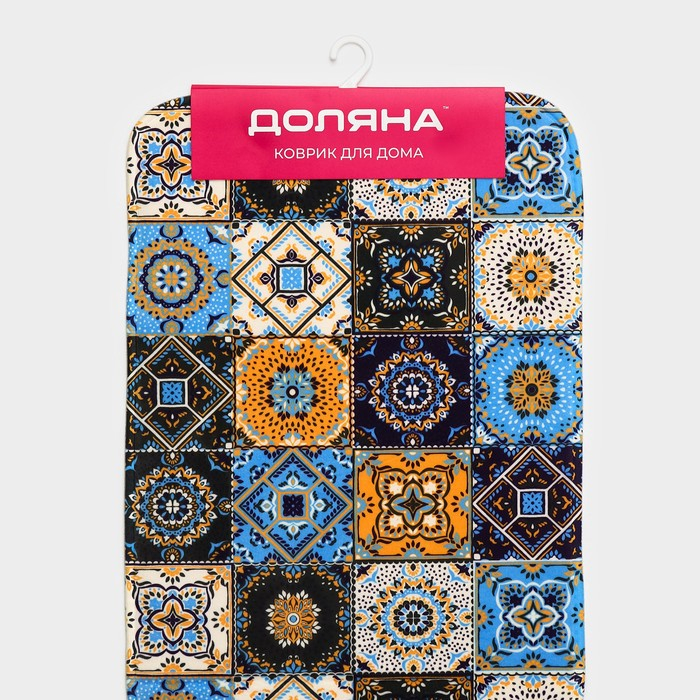 Коврик для ванной и туалета &laquo;Богемия&raquo;, 45&times;120 см, мозаика