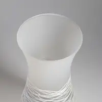 Ваза &laquo;Полли&raquo;, дымка, волна, h=26 см, стекло