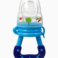 Ниблер для прикорма, с силиконовой сеточкой "Сыночек", цвет синий