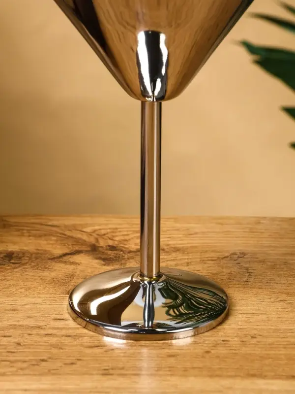 Бокал для мартини "Серебро" нержавеющая сталь 11х11х17,5 см