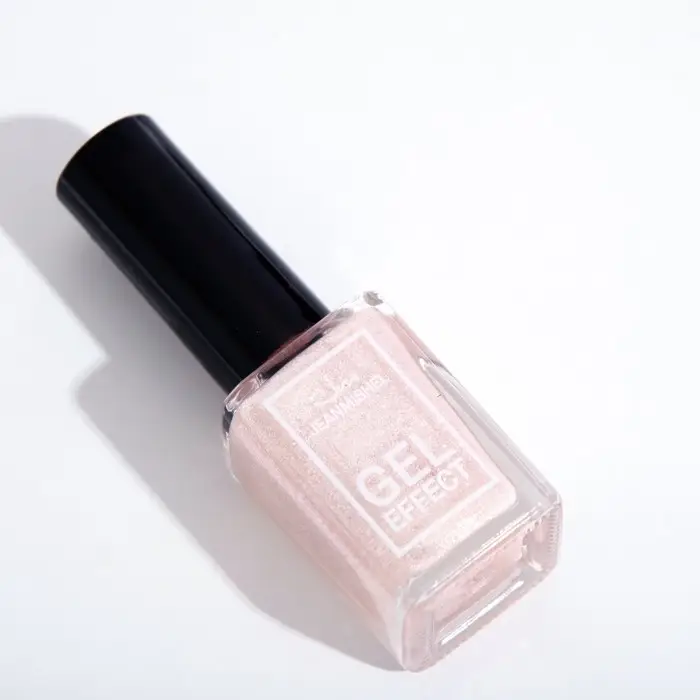 Лак с эффектом геля  "Формула", тон 336, цвет бежевый искрящийся