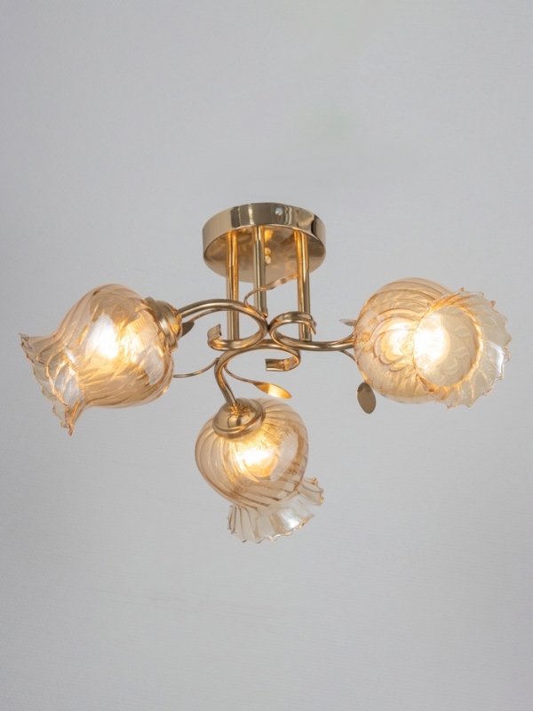 Люстра "Лиза" 3х40Вт Е27 золото