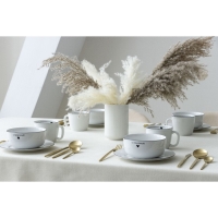 Глубокая тарелка керамическая &laquo;С любовью&raquo;, 14.5 х 6.4 см, 600 мл, цвет белый