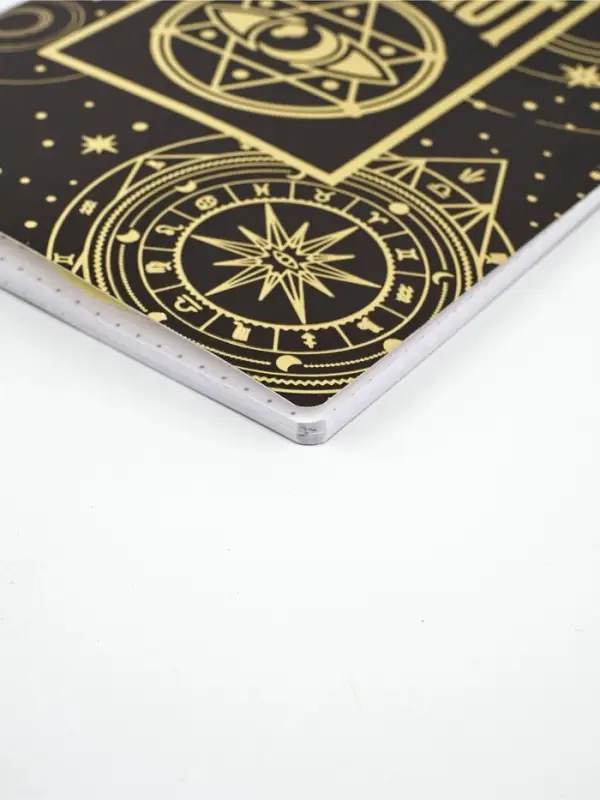 Блокнот А5, 48 листов, в точку, обложка софт-тач  "Таро"