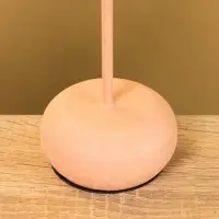 Подсвечник на 1 свечу текстурный "Пудровый" 8х8х25,5 см