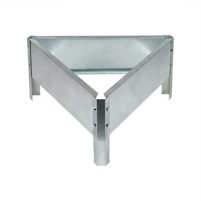 Клумба оцинкованная, 50 &times; 15 см, &laquo;Терция&raquo;, Greengo