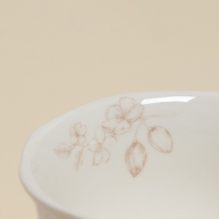 Чайная пара SL Home &laquo;Аманде&raquo;, чашка 220 мл, блюдце 17&times;17&times;2 см, фарфор, белая