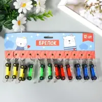 Фонарик свет на кольце "Скейтборд" МИКС 6,2х2,2х1,7 см