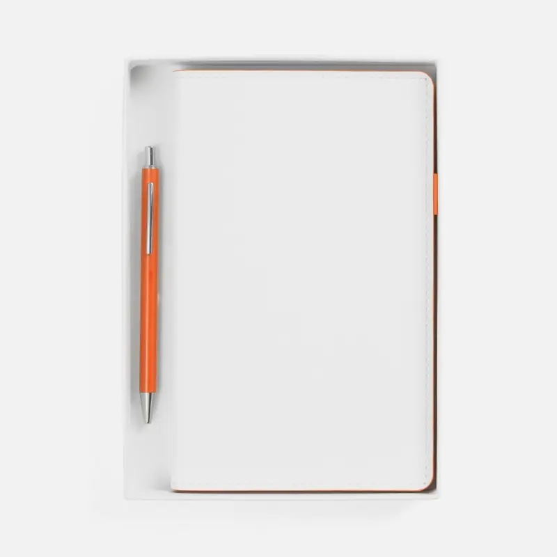 Набор White Shall, бело-оранжевый