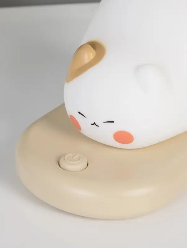 Ночник "Котёнок на коврике" LED 3Вт 5V USB АКБ 9х15х13,2 см