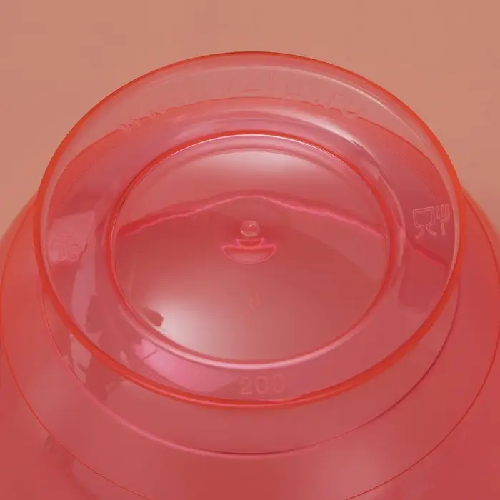 Креманка пластиковая одноразовая &laquo;Кристалл&raquo;, 200 мл, красная