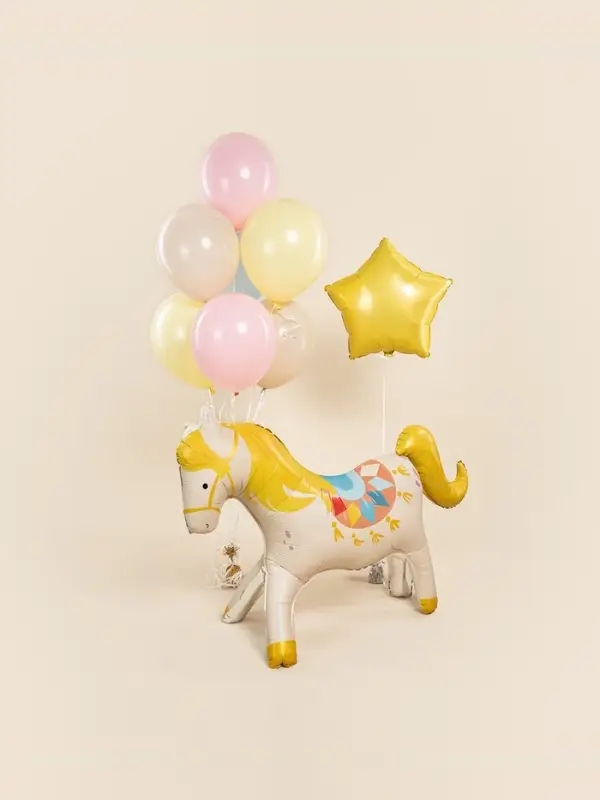 Воздушный шар фольгированный 3D 46" &laquo;Цирк. Любимая лошадка&raquo;, только под воздух