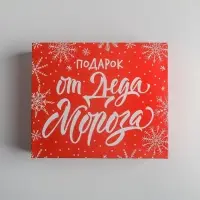 Упаковка для кондитерских изделий &laquo;Подарок от Деда Мороза&raquo;, 20 х 17 х 6 см