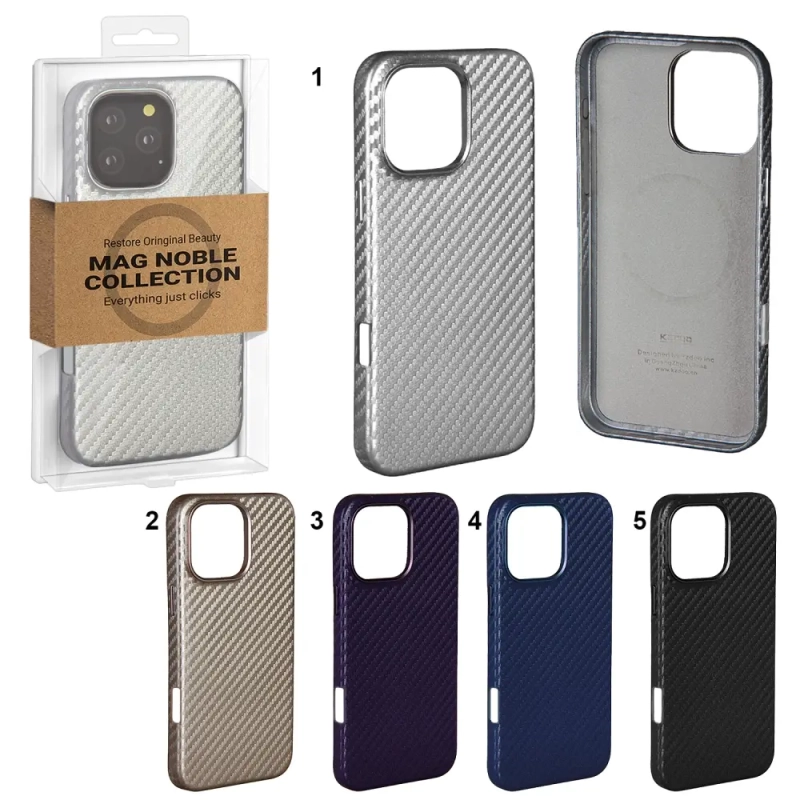 Чехол iPhone 16 Pro MAX Mag Noble Collection Carbon K-DOO