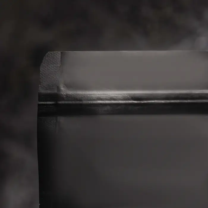 Пакет Zip-lock Крафт с прямоугольным окном,черный,12 х 20 х 4 см