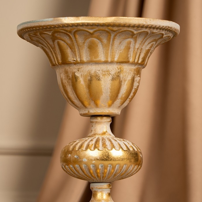 Подсвечник металл &laquo;Ярусы&raquo; для одной свечи 16 х 16 х 25 см